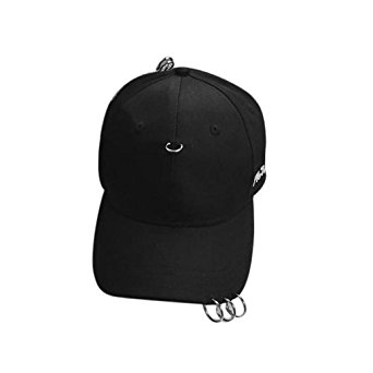 Oksale Clip Ring Embroidery Cotton Unisex Snapback Hip Hop Hat Baseball Cap