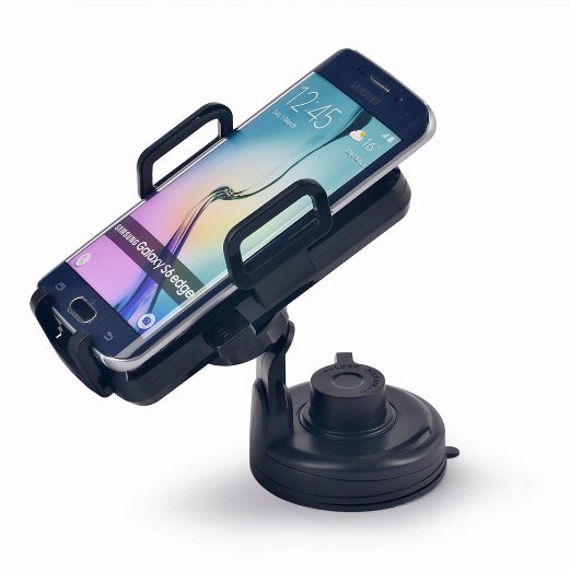 EasGear® Qi Standard Wireless Car Vehicle Charger Mount Holder for Galaxy S6/S6 Edge, Google Nexus 5, LG G3, G2, Nokia Lumia 928/920, Motorola Droid MAXX/MINI, HTC Droid DNA/8X and Other Qi- Enabled Smartphones