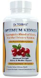 Optimum Kidney Support and Cleanse - For Kidney Bladder and Urinary Health - With Organic Cranberry - Herbal Supplement for Women and Men