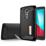 LG G4 Case Spigen Resilient LG G4 Case Impact Protection NEW Rugged Armor Black Ultimate protection from drops and impacts for LG G4 2015 - Black SGP11516