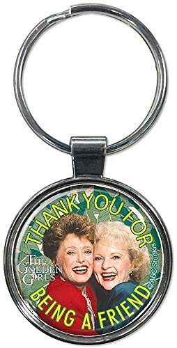 Ata-Boy Golden Girls 1.5" Fob Keychain for Keys, Backpack Pulls and More