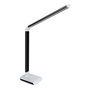 Deckey Dimmable 10W Rotatable LED Desk Lamp,Touch-sensitive Control Panel,Eye-caring Table Lamp,4 Color Modes