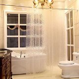 MYLIFEUNIT 3D Water Cube Shower Curtain