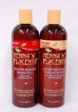 Hask Henna N Placenta Moisturizing Shampoo and Conditioner Set 12oz