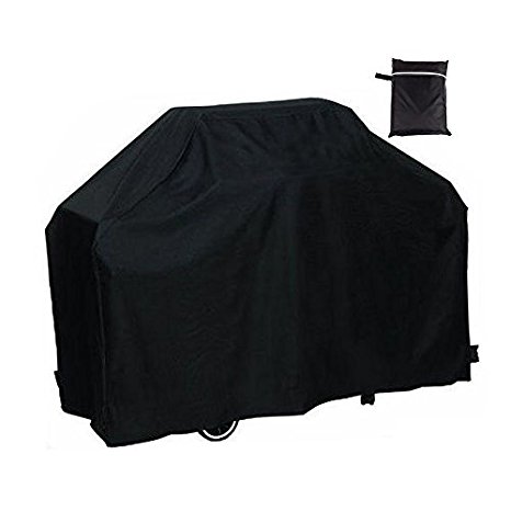 Easehold BBQ Gas Grill Covers Outdoor Waterproof All Weather Shelter 57x24x46 Inch Black
