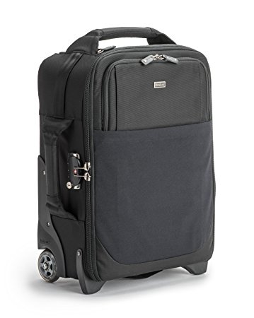 Think Tank Airport International V3.0 Rolling Camera Bag for 2 Gripped DSLRs with Lenses Attached, 2-4 Additional Lenses, 15" Laptop, 10" Tablet