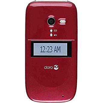 Consumer cellular DORO PhoneEasy 626 (red)