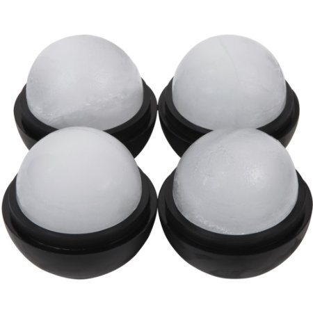 Create Extra Large 25 Ice Spheres - 4 Pack - Larger Than Ice Sphere Trays Which ONLY Create 2 Ice Balls - Arctic Chill - Lifetime Guarantee