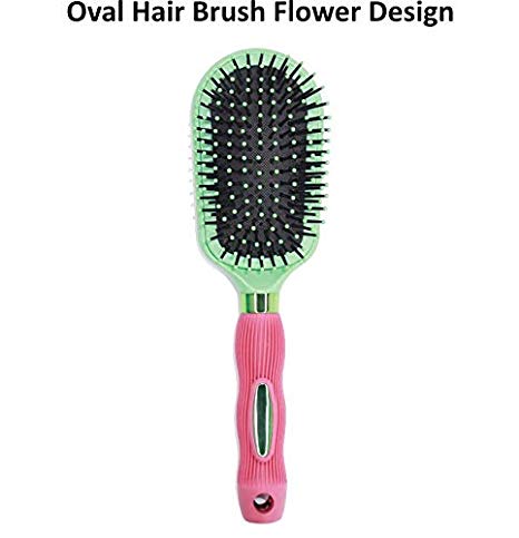 New Oval Hair Brush - Cushion Nylon Bristles for Smoothing, Straightening, Detangling & Styling For All Hair Types for Women, Men, Kids For Wet, Dry, Thick, Thin, Curly hair.