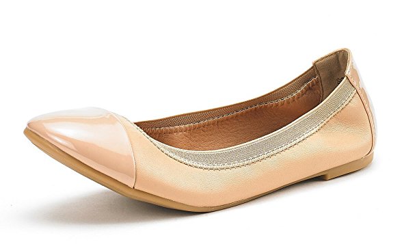 DREAM PAIR SOLE-FLEX New Women's Flexible Elasticized Topline Comfortable Ballerina Flats Shoes