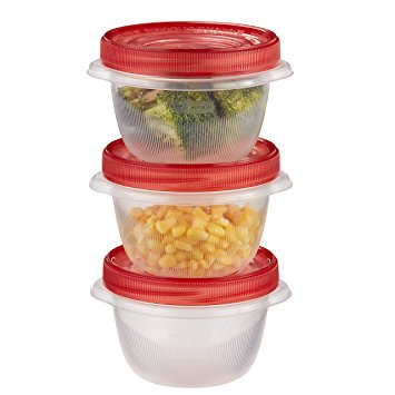 2 Cup Food Containers, 3-Count