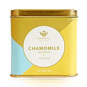 Goodwyn Chamomile Tea, Nature’s Soothing and Calming Health Beverage, Loose Tea 50gm