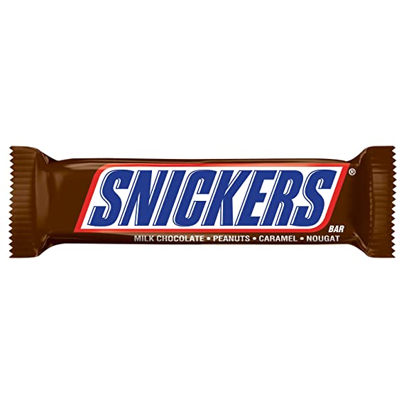 SNICKERS Singles Size Chocolate Candy Bar 1.86-Ounce Bar
