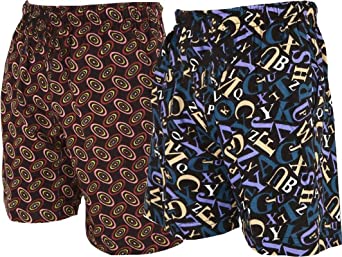 Bumchums Bermuda for Boys & Men's with Pocket(Mix Print & Colour) (Pack of 2)