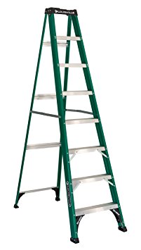 Louisville Ladder FS4008 225-Pound Duty Rating Fiberglass Step Ladder, 8-Foot