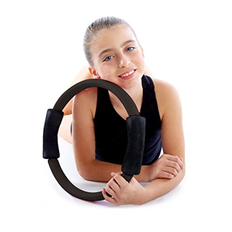 Pilates Ring - Fitness Magic Circle for Resistance Toning / Body Exercise Workout by Baleauty (14 Inch Dual Grip)
