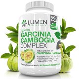 Garcinia Cambogia Extract with Pure HCA 80 - Clinically Proven to Burn Fat and Suppress Appetite - Blocks New Fat Cells from Forming and Elevates Energy for Incredible Weight Loss - by Lumen Naturals