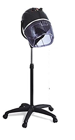 Ovente 3 Speed Professional Ionic Hair Dryer Stand, Black