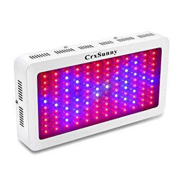 CrxSunny 1200W Double Chips LED Grow Light Full Spectrum Indoor Plant Grow Lights with UV&IR Grow Lamps for Indoor Plants Veg and Flower