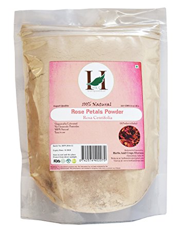 100% Pure Rose Petals Powder (Rosa Centifolia) for Facial Mask Formulation - 1/2 LB/ 227 gms / 8 Oz