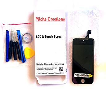 For-iPhone-5S / SE LCD-Display-Touch-Screen-Digitizer-Assembly-Replacement (Black)