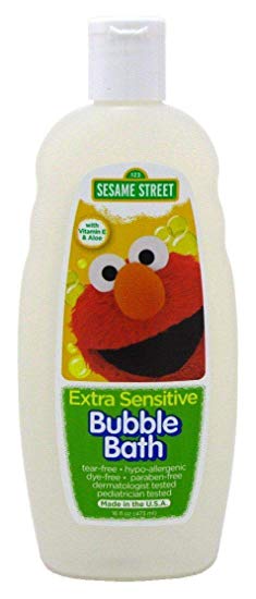 Sesame Street Bubble Bath Elmo Extra Sensitive 16oz