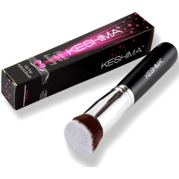 Flat Top Kabuki Brush By Keshima 9733 Premium Foundation Brush Buffing Brush Blending Brush Face Brush