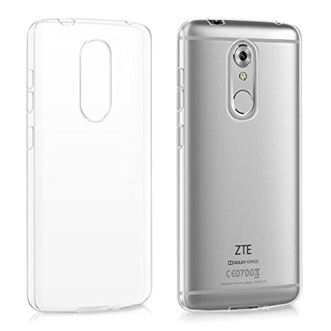 kwmobile Crystal Case Cover for ZTE Axon 7 Mini made of TPU Silicone - transparent clear Protection Case in transparent