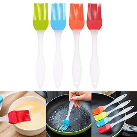 AIHOME™ Professional Kitchen Silicone baking cooking BBQ basting Brush basting pastry oil egg grill Plastic Handle