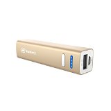 Jackery Mini Portable Charger 3200mAh - External Battery Pack Power Bank and Portable iPhone Charger for Apple iPhone 6s 6s Plus 6 5 iPad Pro iPad Mini Samsung Galaxy S6 and S5 Gold