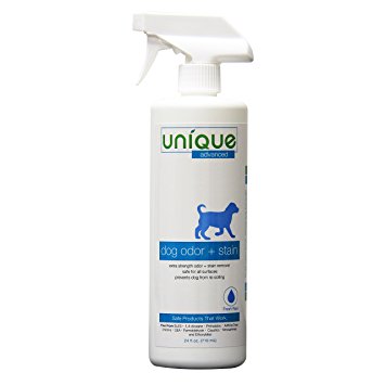 Advanced Dog Odor and Stain Remover professional strength 24 ounce by Unique 20A-1