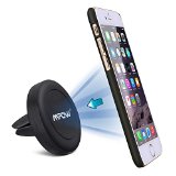 Mpow Grip Magic Air Vent Magnetic Car Mount Holder for iPhone 6 2014  iPhone 6S 2015 and Andriod Cellphones One Step Mounting Reinforced Magnet Easier and Safer Driving