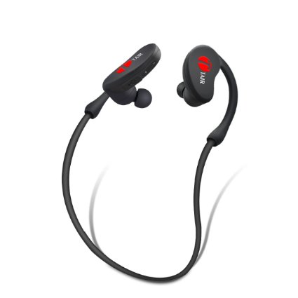 TAIR Bluetooth Stereo HeadphoneWireless Sports Headset With MicrophoneIn-Ear EarbudsCool Black