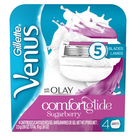 Venus ComfortGlide with Olay Sugarberry Women's Razor Blades (Choose Count)