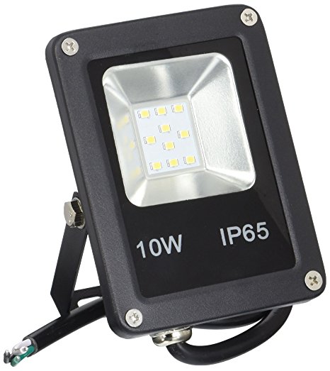 LLT LED FLAT Floodlight 10W SMD Outdoor Landscape Security Waterproof 5000K (Daylight)