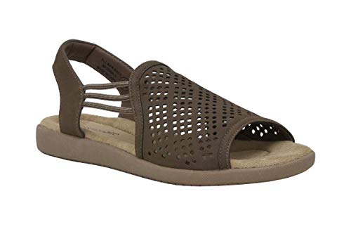 CUSHIONAIRE Women's Hollee Comfort Footbed Sandal with  Comfort