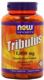NOW Foods Tribulus 1000mg 45 Extract 180 Tablets