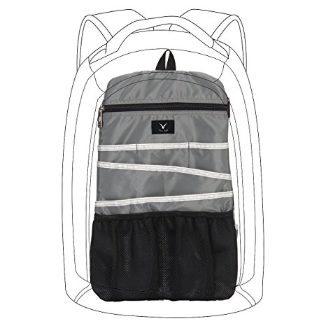 VN Universal Backpack Insert Organizer Travel Bag Slip Gadget Organization Kit Ashy