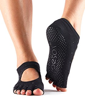 ToeSox Women's Grip Half Toe Bella Socks