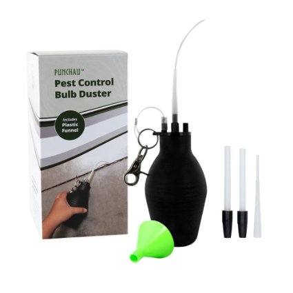 Easy-to-Use Pest Control Bulb Duster - Evenly Dispenses Pesticide to Get Rid of Bugs and Pests