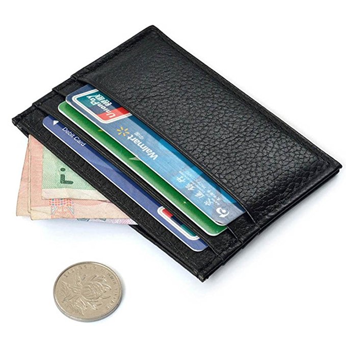 Perman Slim ID Credit Card Holder Case Mini Wallet Purse Bag Pouch