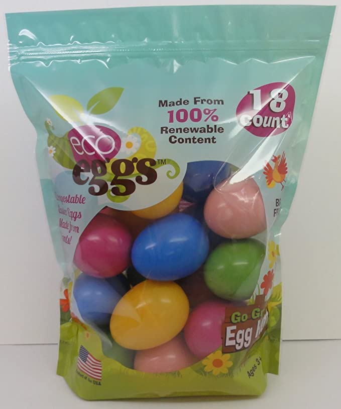 Eco Friendly Easter Eggs - 18 Count