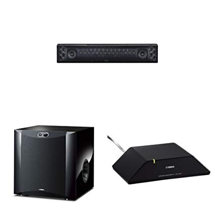 Yamaha YSP-5600 Sound Bar with NS-SW300PN Powered Subwoofer and Wireless Subwoofer Kit