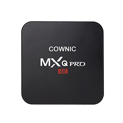 COWNIC MXQ PRO 4K Amlogic S905 Quad Core ARM Cortex A53 CPU @2.0 GHz Android TV Box XBMC Kodi Full Loaded Media Player Android 5.1 Kitkat Mini PC TV Stick 4K 1G 8G WiFi Box