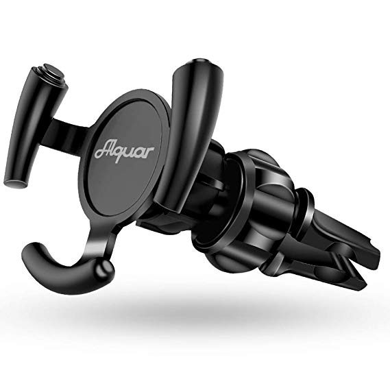 Pop Clip Car Mount for Pop Users - Alquar 360° Rotation Air Vent Pop Out Stand Car Mount with Adjustable Switch Lock for GPS Navigation and Pickup Truck Fits iPhone X/8, Samsung Galaxy Note 8/S9