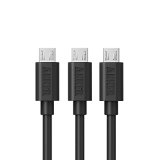 Anker 3-Pack Premium 1ft Micro USB Cables High Speed USB 20 A Male to Micro B Sync and Charge Cables for Android Samsung HTC Motorola Nokia and More Black