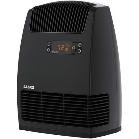 Lasko Electric Digital Ceramic Heater with Warm Air Motion Technology, Black,  CC13652
