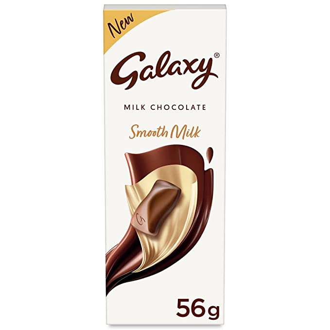 Galaxy Smooth Milk Chocolate, 448 gm (8 pc x 56g)