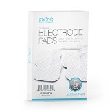 PurePulse TENS Electronic Pulse Massager Pads - 5-Pack of Premium Self-Adhesive Replacement Electrode Pads Compatible with PurePulse and Most Other TENS Units Total of 20 Pads