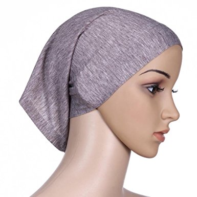 Daxin 20 Colors Under Scarf Hijab Tube Bonnet Bone Chemo Hat Lycar Fabric